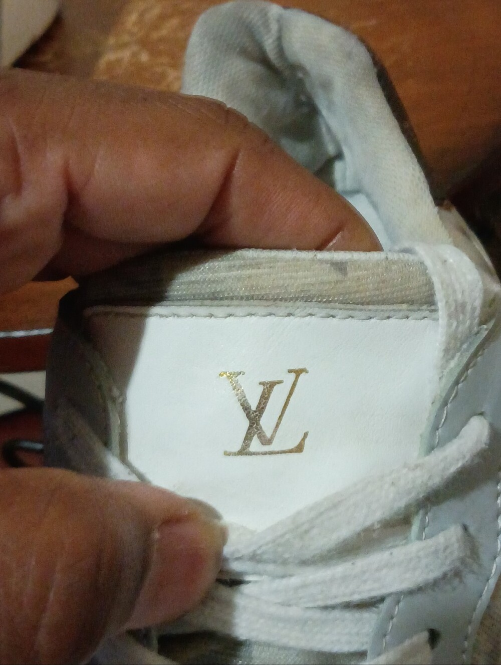Size 11B US/41 Louis Vuitton Run Away Sneaker Tennis Shoes Blue White - Picture 7 of 15